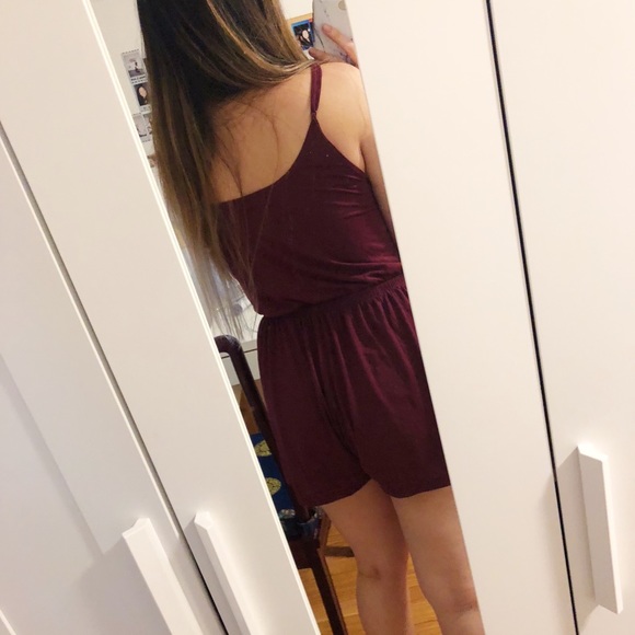 H&M Maroon Romper - Picture 4 of 8
